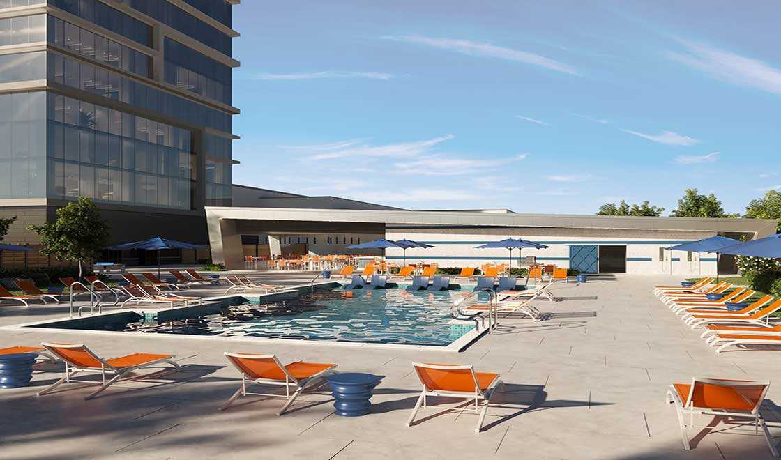 Outdoor Pool Deck